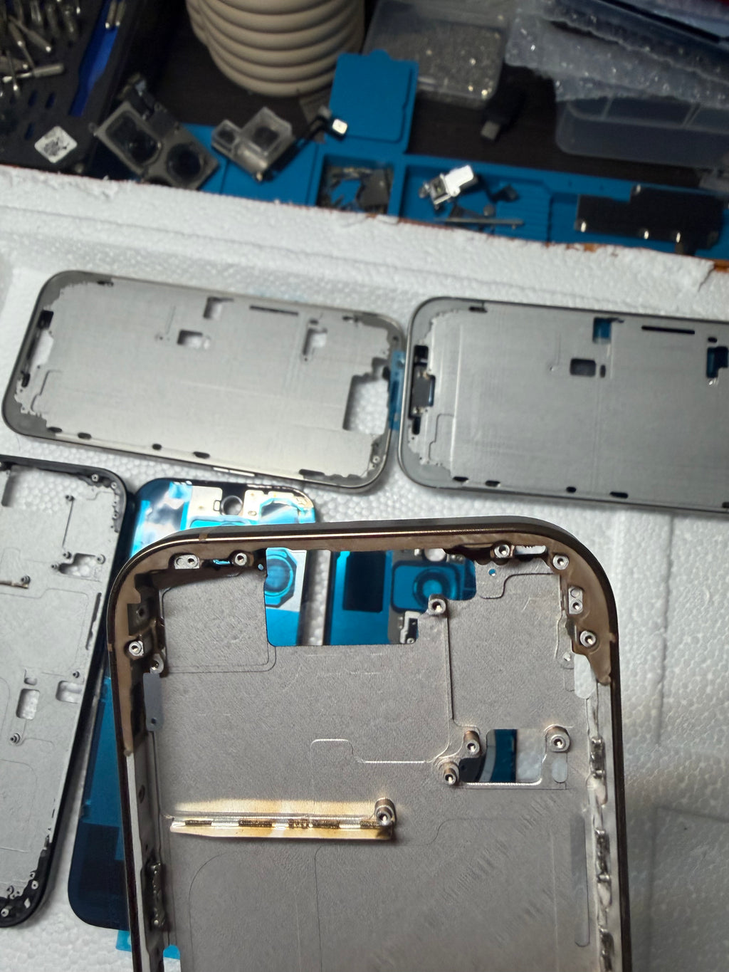 iPhone 16 Pro Frame Housing with Camera Control Button Pre-Installed – Full Midframe Assembly