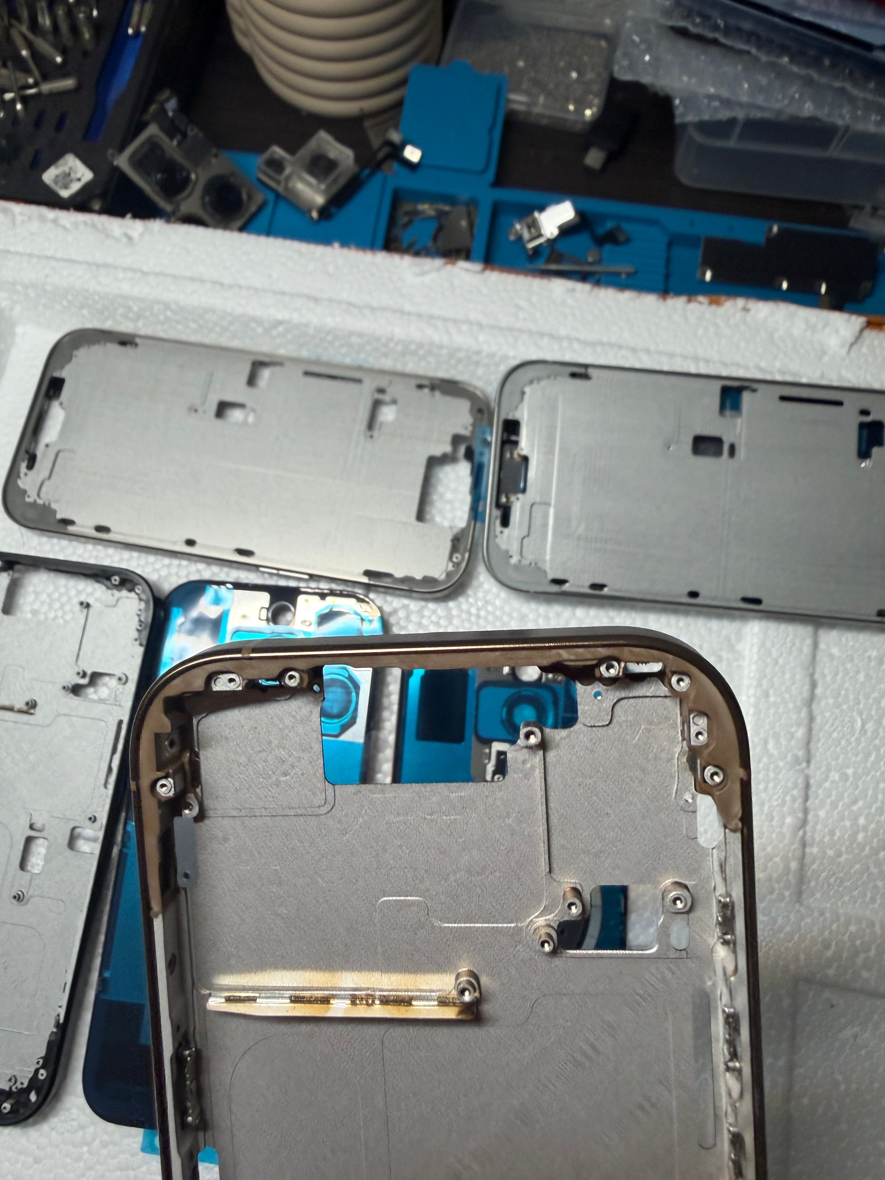iPhone 16 Pro Frame Housing with Camera Control Button Pre-Installed – Full Midframe Assembly